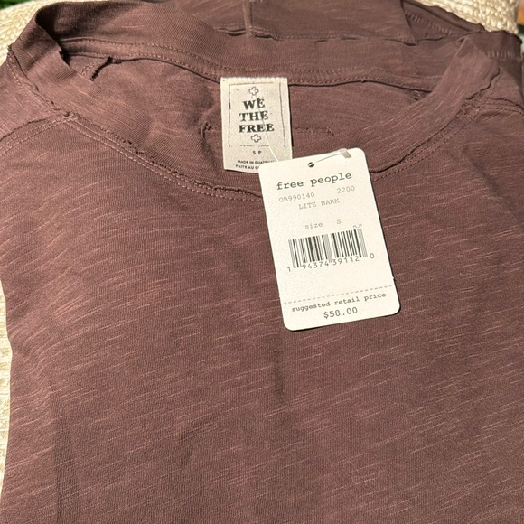 NWT Free People Arden Tee - Picture 5 of 7